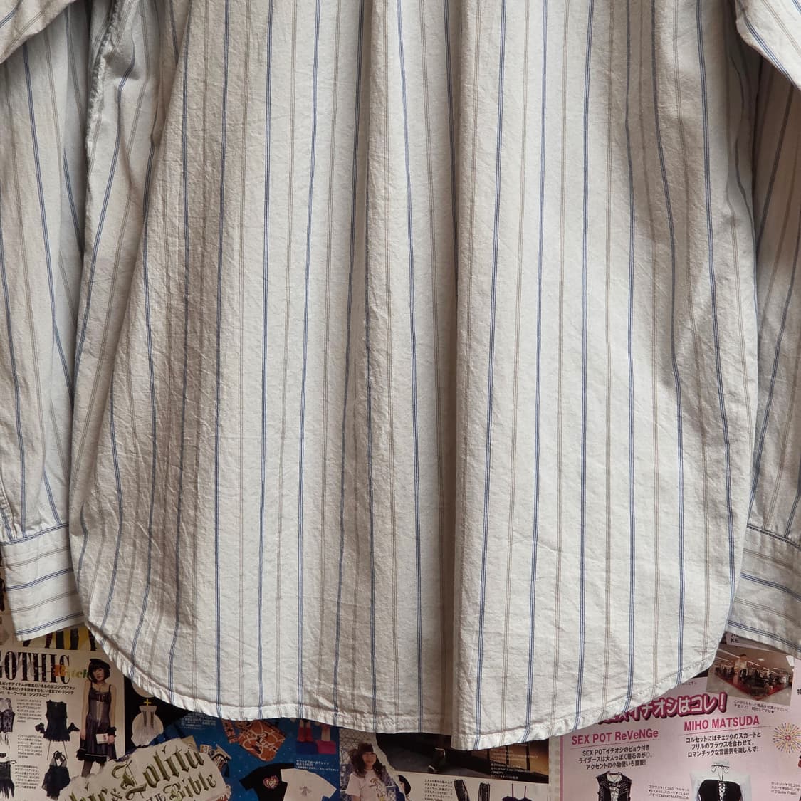 JPN 배드보이 스트라이프 셔츠 상품이미지6