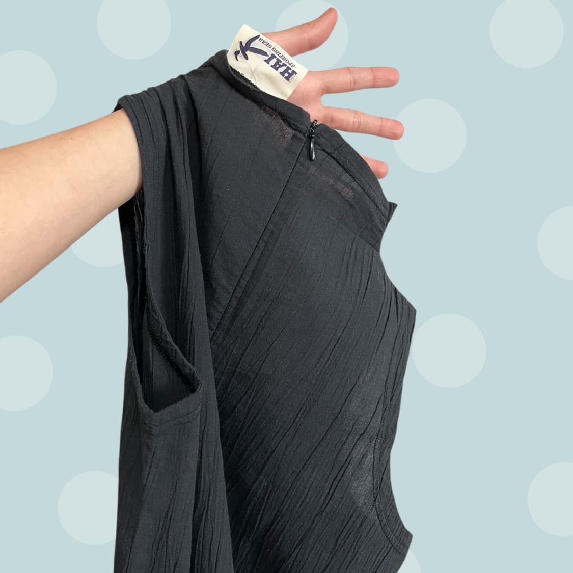 이세이 미야케 레이블 Hai sporting gear 플리츠 슬리브리스 상품이미지6