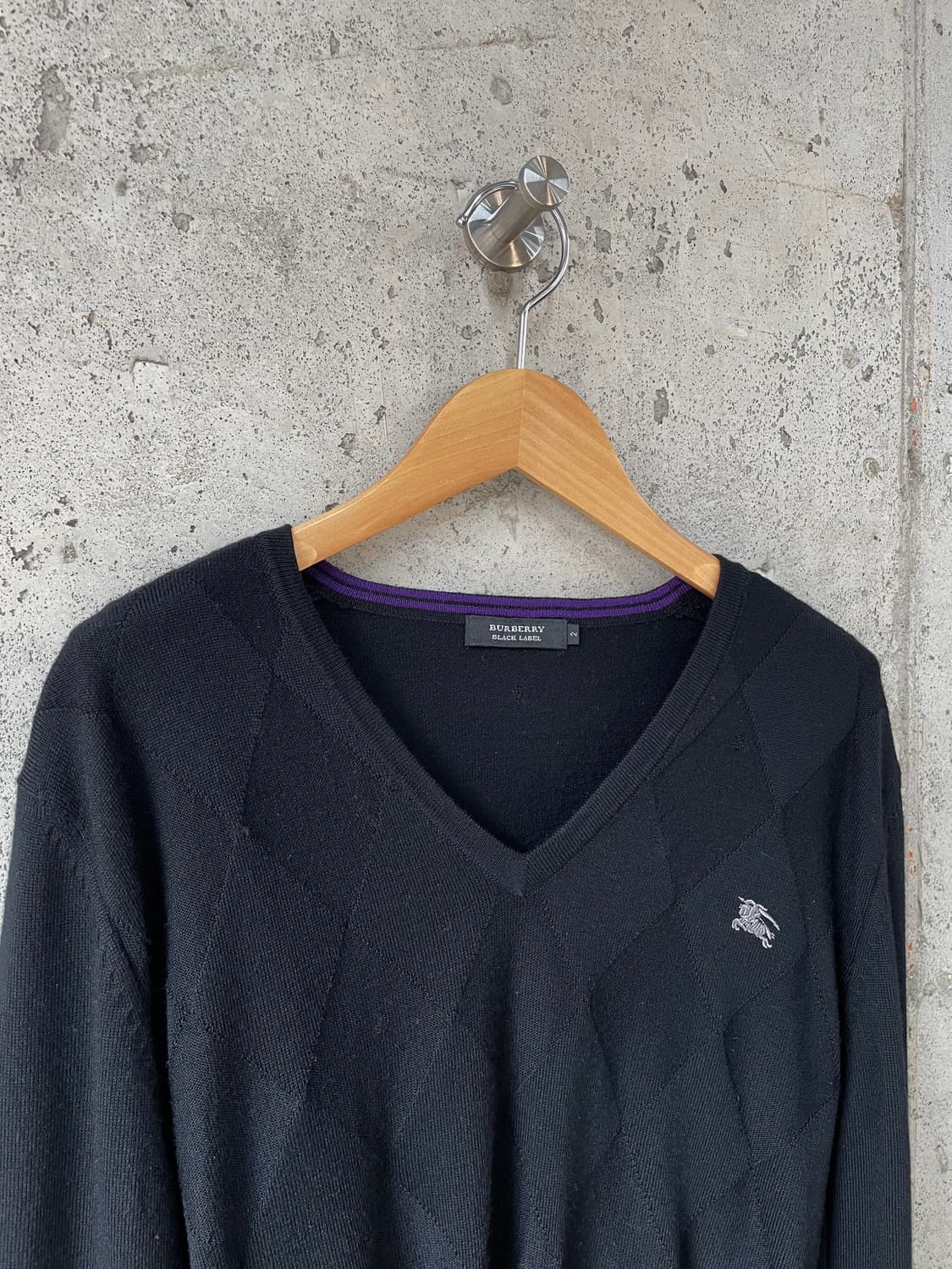 Burberry 버버리 로고 니트 블랙 상품이미지7