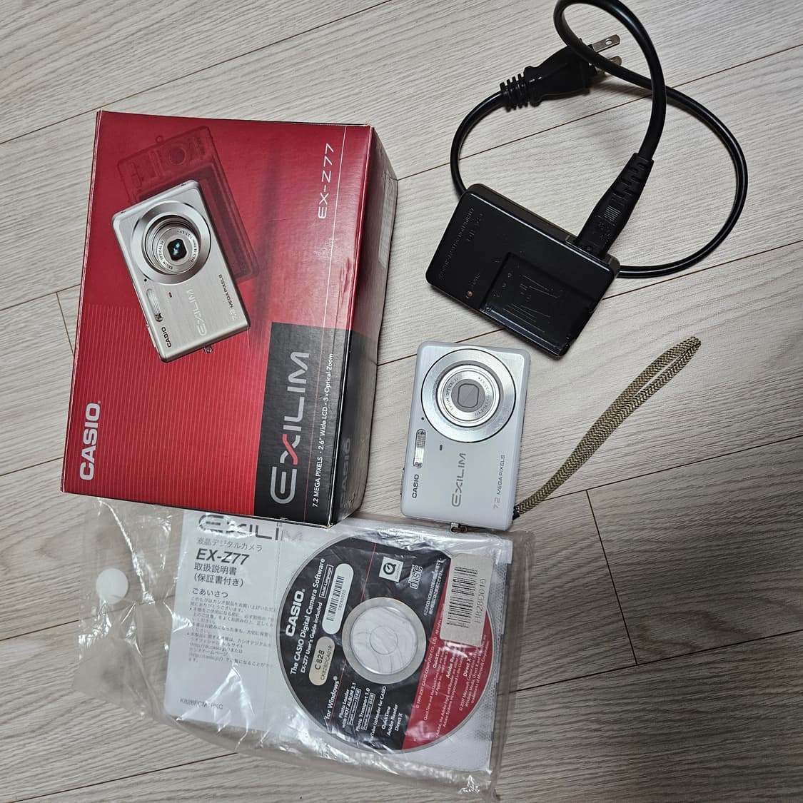 [박스셋] 카시오 엑슬림 EX-Z77 화이트 디카 디지털카메라 상품이미지8