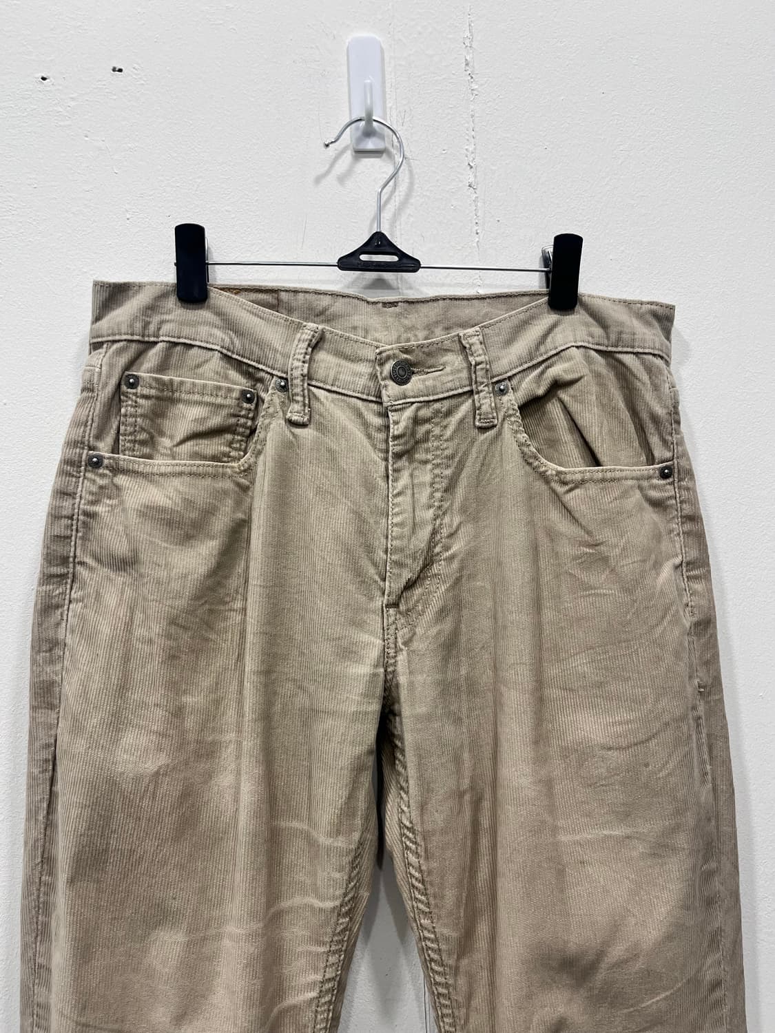 리바이스 511 화이트탭 연베이지 코듀로이 팬츠 31인치 상품이미지8