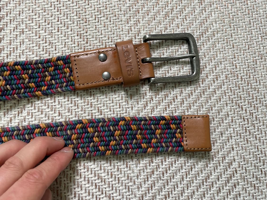 리바이스 멀티컬러 브레이디드 스트레치 벨트 상품이미지4