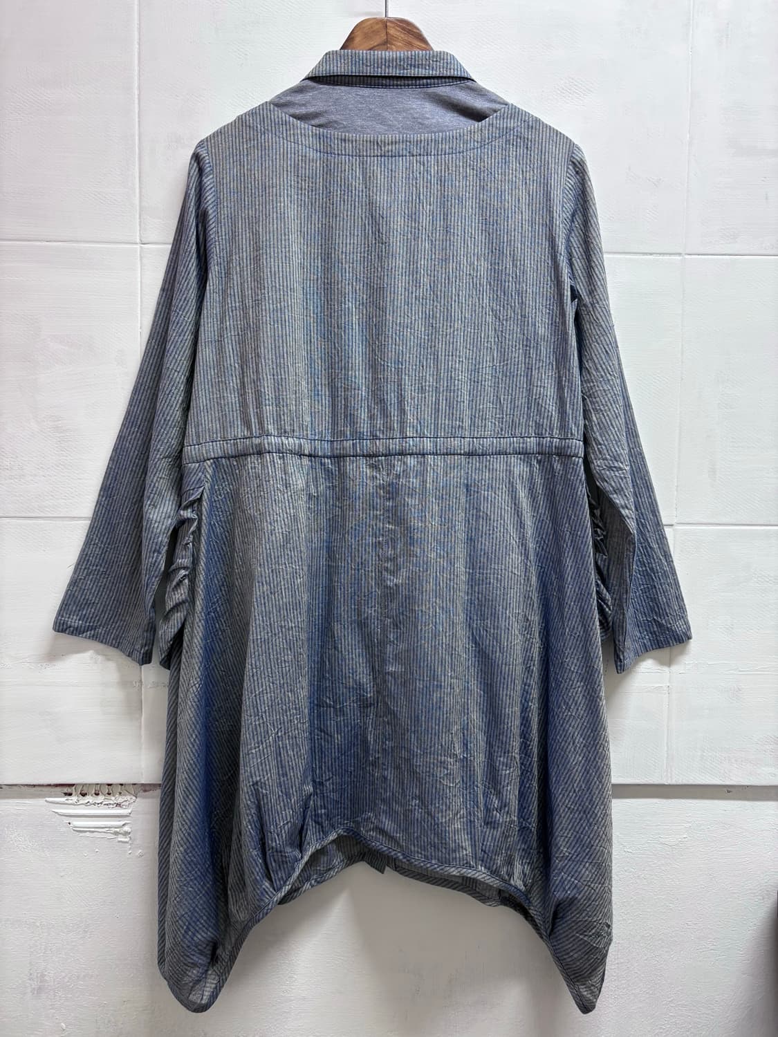 mitsuboshi Dress 꼼데st 코튼 셔링 코트 원피스 40 JP 상품이미지6
