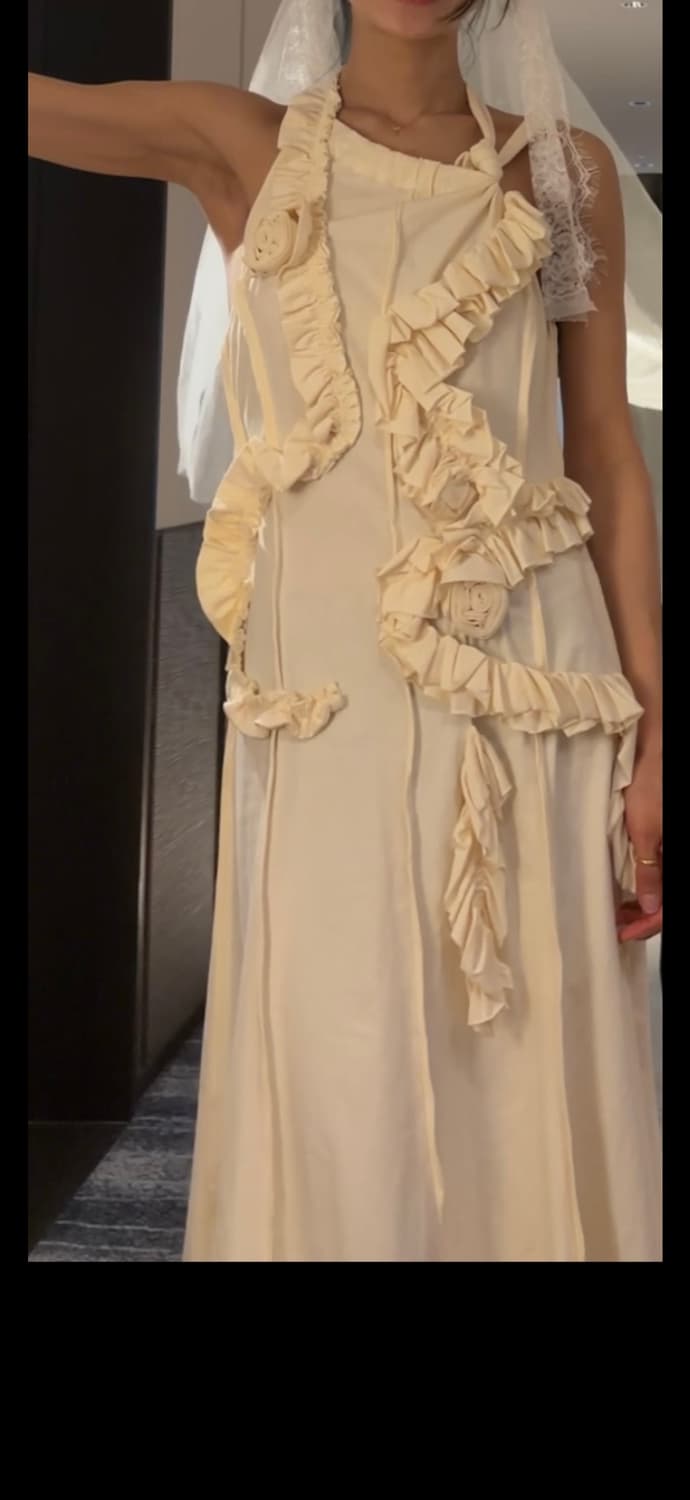 (Youthkit )MONARTW 로즈 디자인 롱 드레스 엠사이즈44,5 상품이미지2