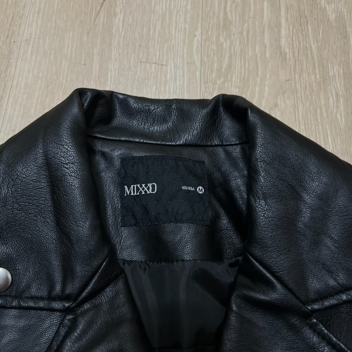 미쏘 여성 더블 라이더 가죽자켓 M/95  상품이미지4