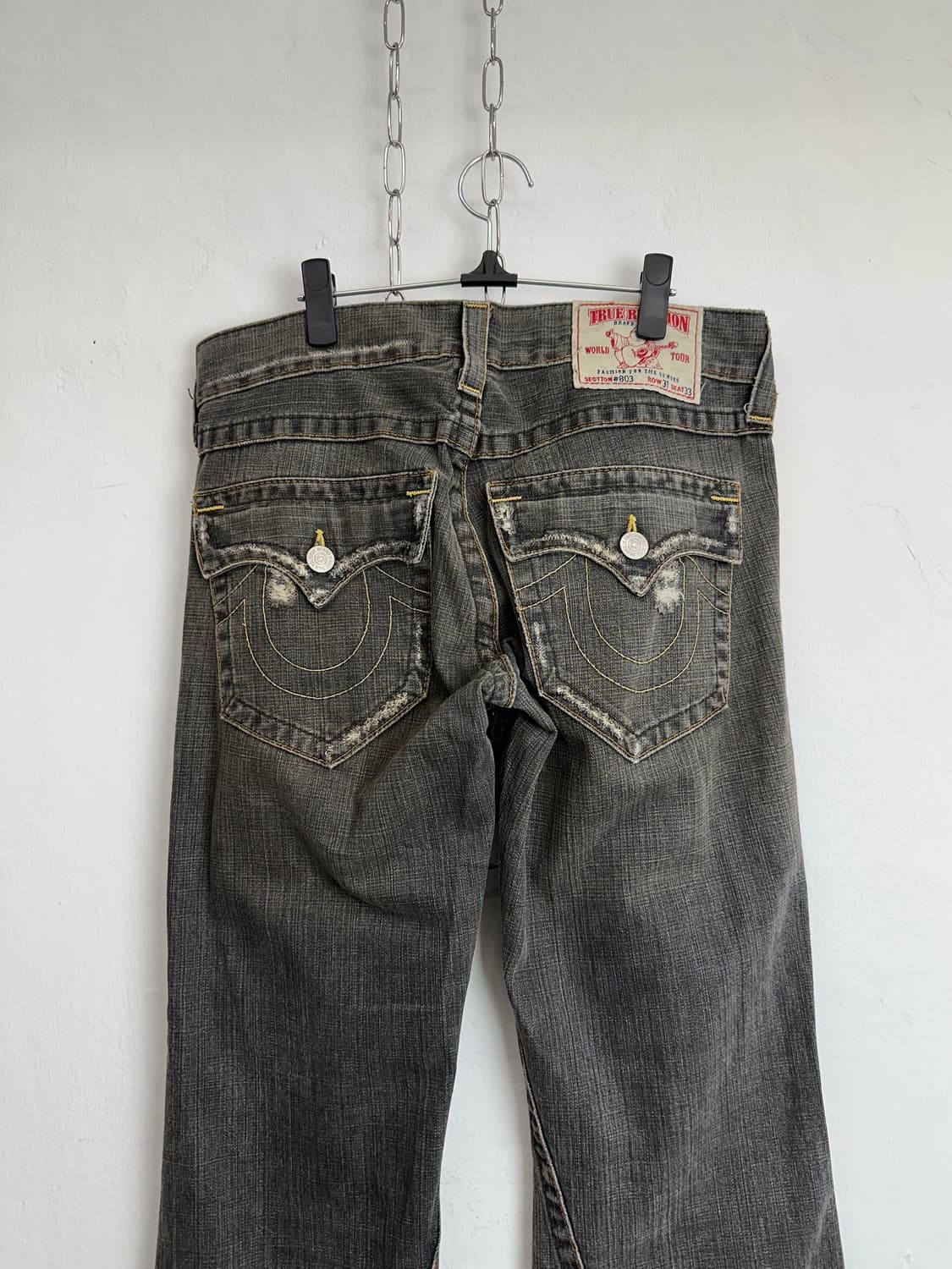 True Religion USA Marsh Gray Denim  Flar 상품이미지8