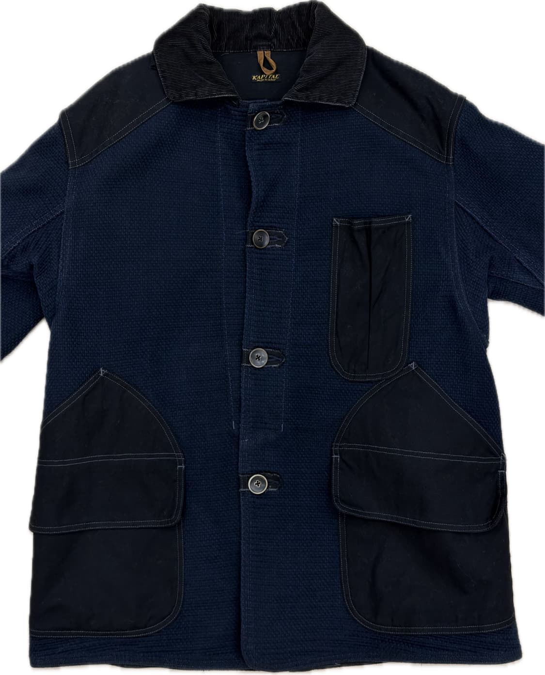 빈티지 캐피탈 코듀로이 워크자켓 네이비 상품이미지6