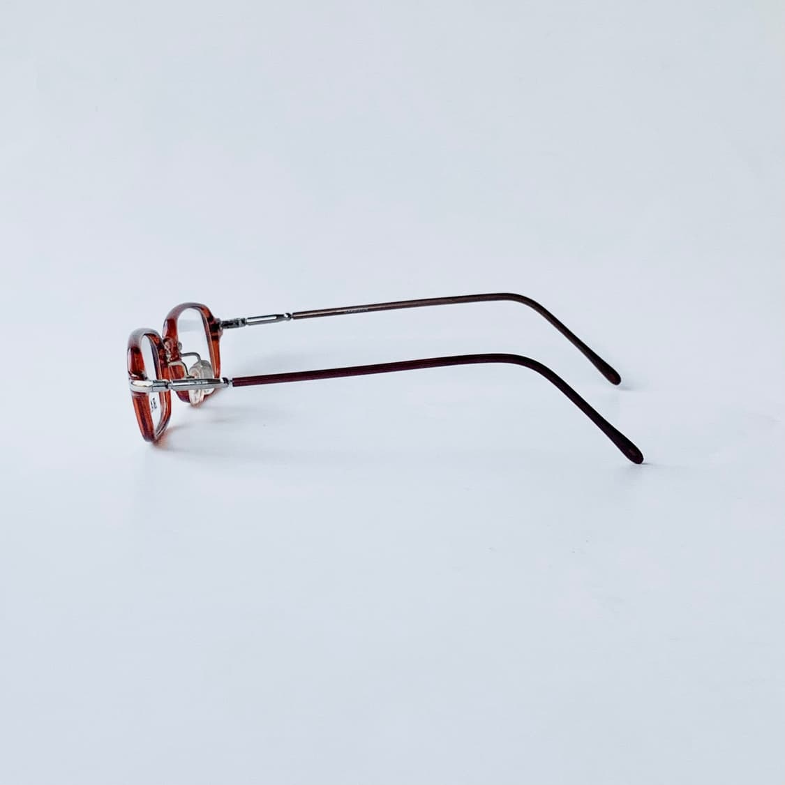 787 빈티지안경 데드스탁 픽키 소형 스프링 슬림 스퀘어 프레임 상품이미지4