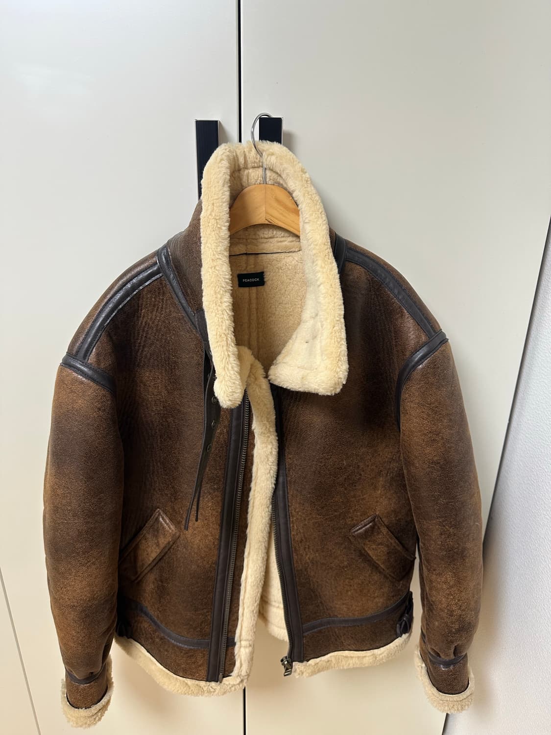 L) 피콕 무스탕 팝니다 상품이미지4