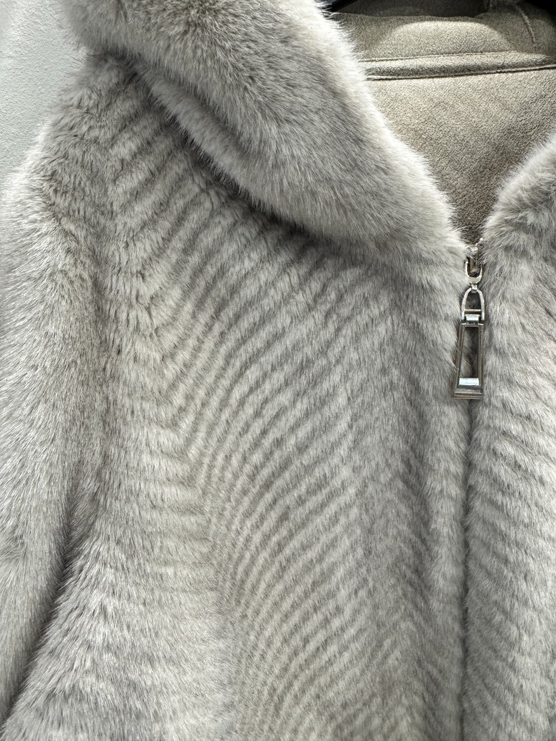 vintage 페이크퍼 후드자켓 상품이미지3