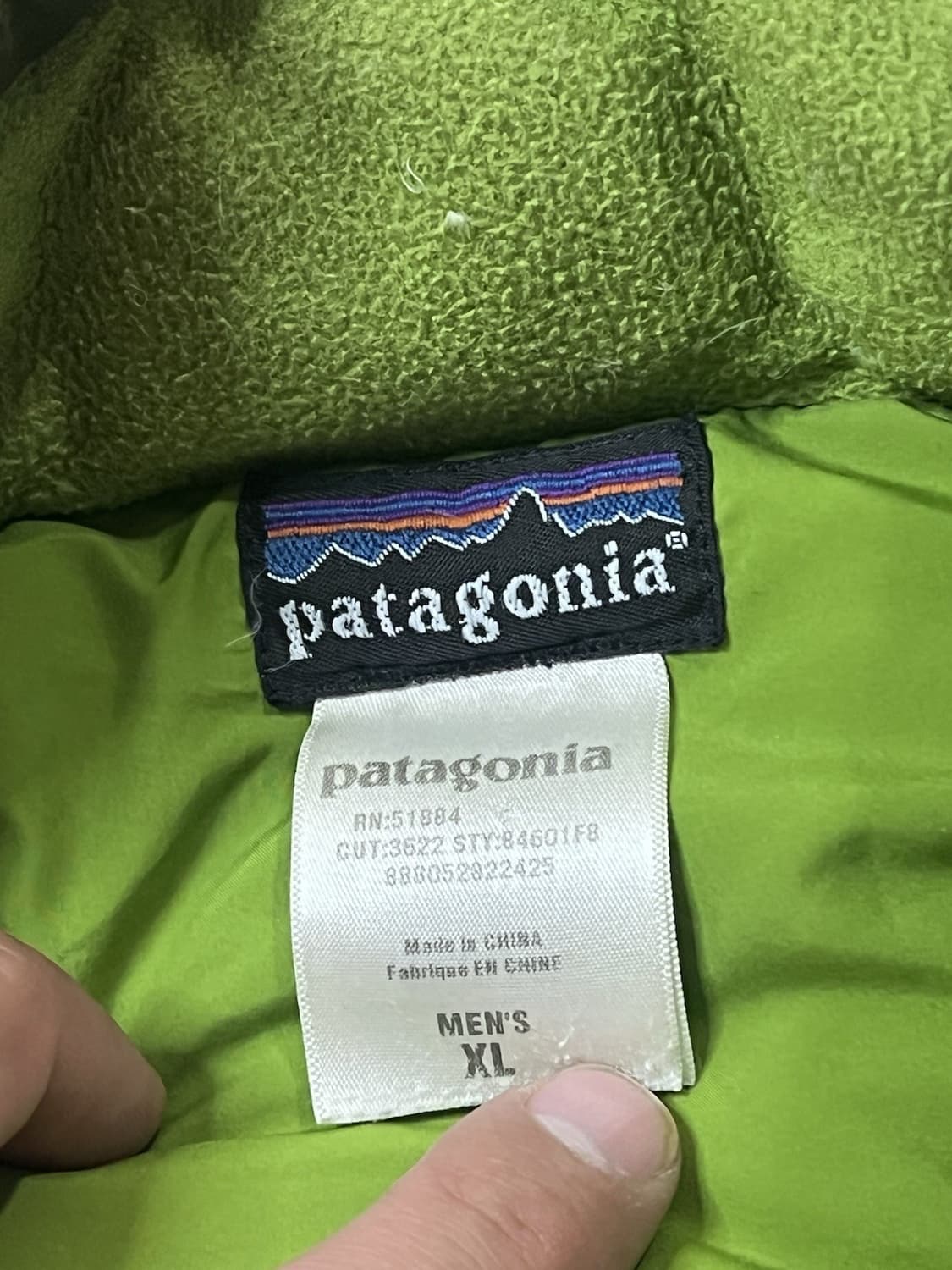 파타고니아 비비 다운 자켓 올리브 상품이미지5