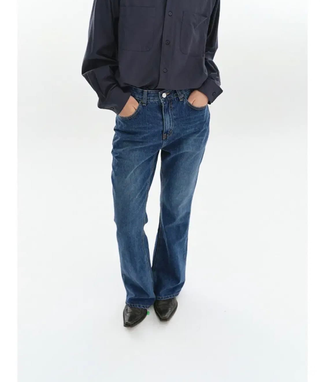 리포스 부츠컷 데님 S 상품이미지1