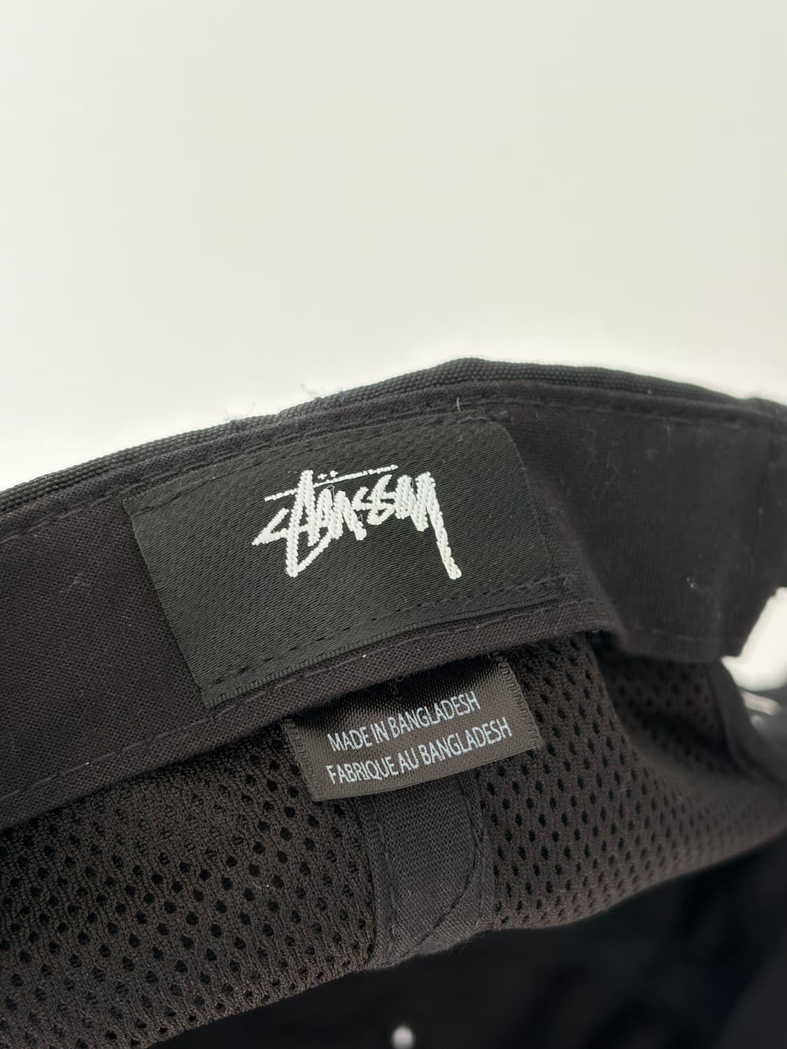 stussy 스투시 워시드 나일론 심볼 로우 프로 캡 블랙 상품이미지6