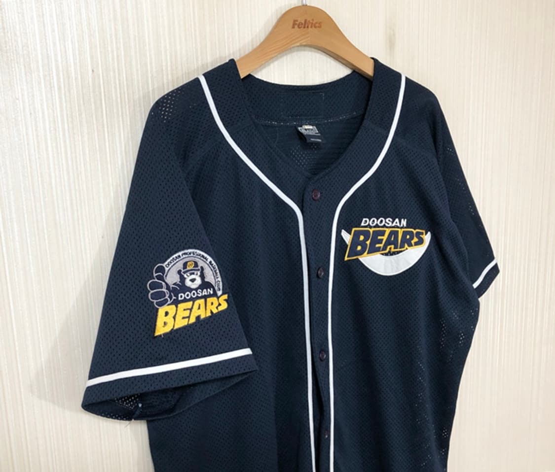 KBO 두산베어스 올드반달 원정유니폼/져지 105 상품이미지5