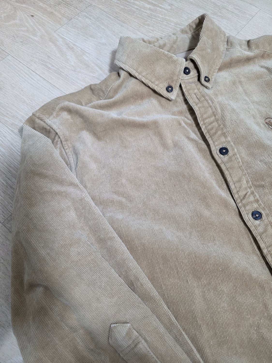 마리떼 서클로고 코듀로이 셔츠 상품이미지5