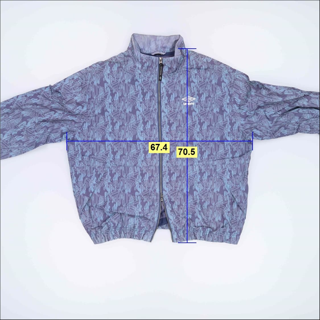 100 엄브로 패턴 올드스쿨 바람막이 0303H1 상품이미지6