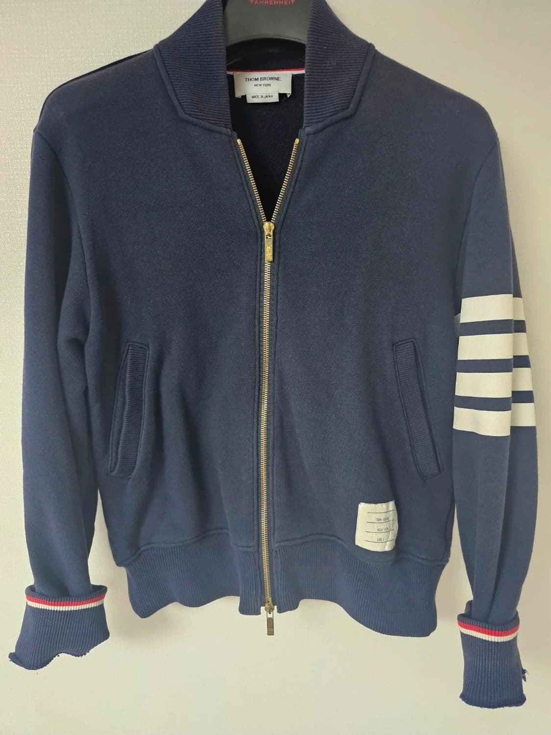 톰브라운 4바 루프백 보머 점퍼(95~100/정품/상태a) 상품이미지2