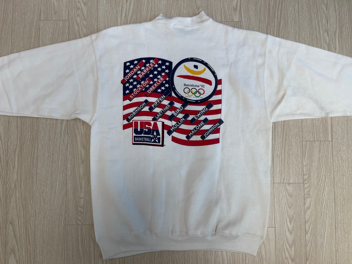 NBA 농구 90s 올드 1992 바로셀로나 올림픽 드림팀 스웻셔츠 맨투 상품이미지8