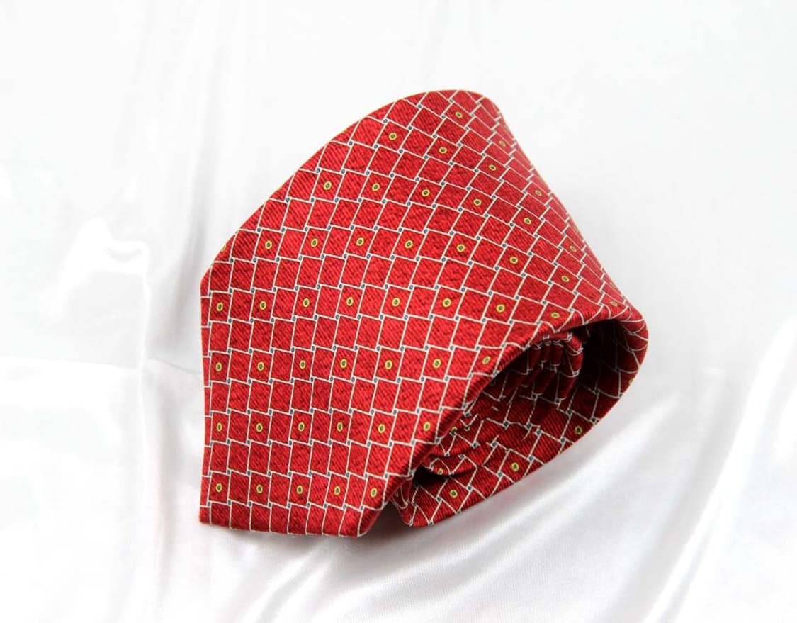 불가리 9.4cm A+등급 세븐폴더 남자 명품 넥타이 상품이미지1