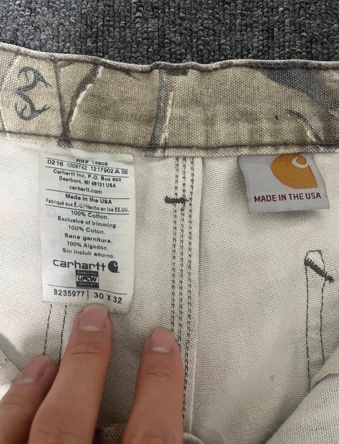 칼하트 리얼트리 팬츠 usa 상품이미지5