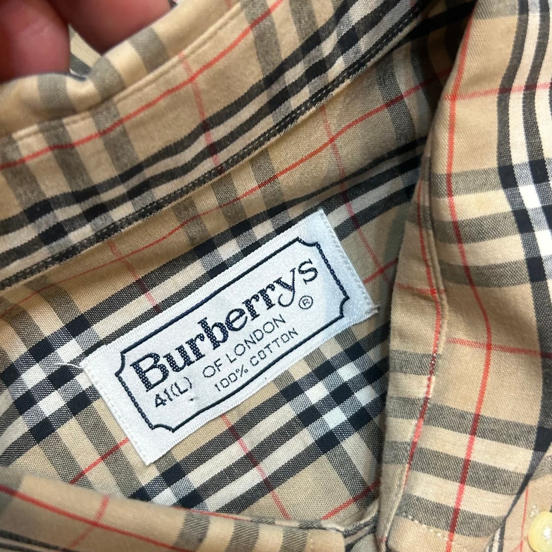 🫶🏻 버버리 노바체크 반팔 셔츠 🫶🏻 상품이미지4