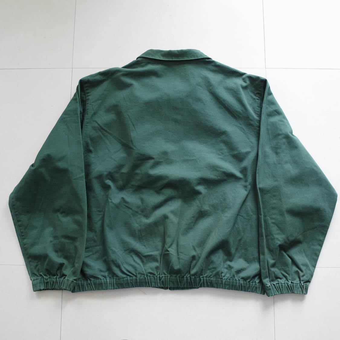 90s 랜즈엔드 빈티지 헤링턴 봄버 워크 자켓 XL (그린) 상품이미지8