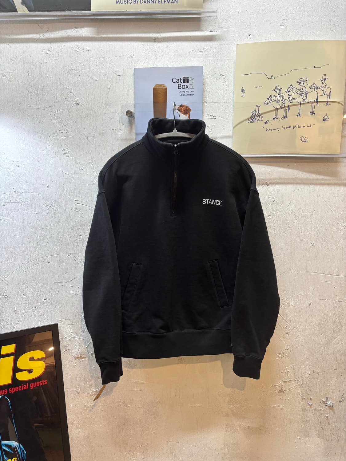 스텐스 서울 리버스위브 하프집업 스웻셔츠 상품이미지2