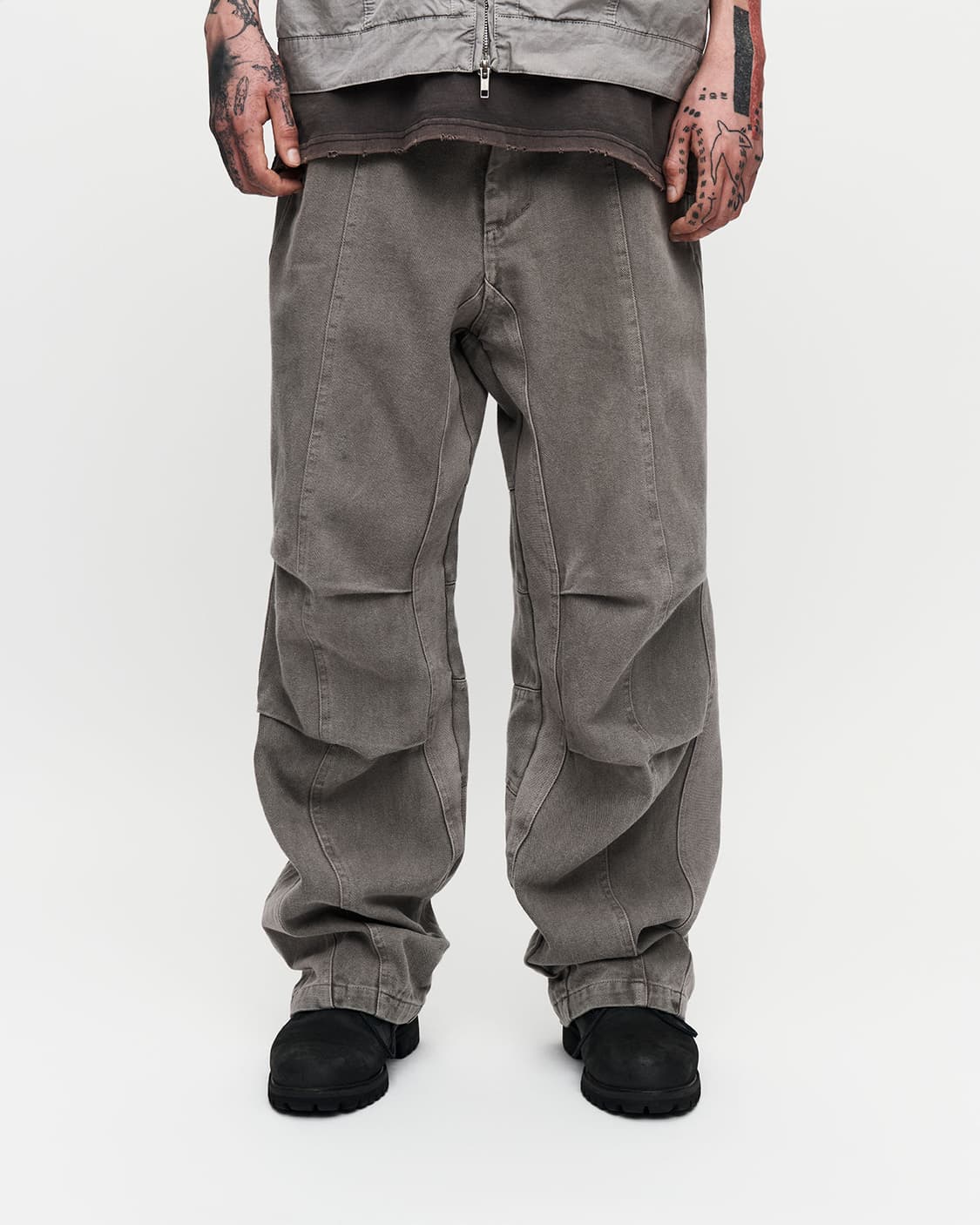 Ignota CORE:12 WASHED ZIP PANTS (SAND) M 상품이미지6