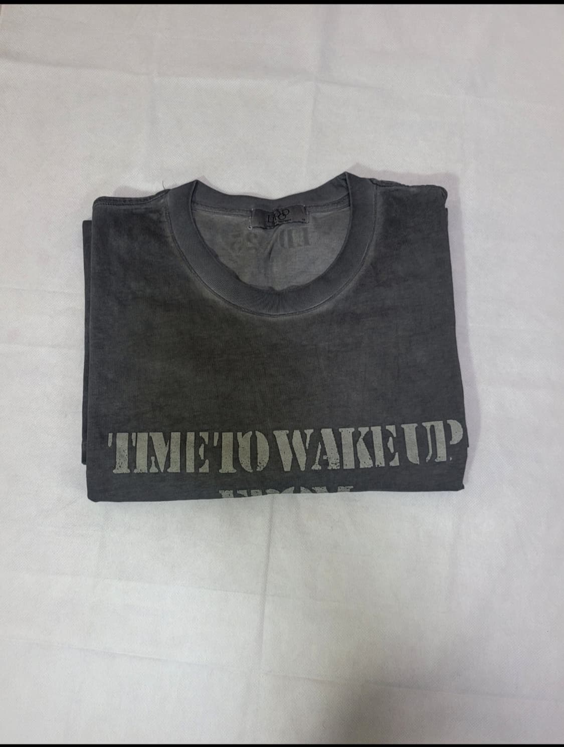 엘무드 루나 가먼트 다잉 하프 티셔츠 차콜 48 상품이미지2