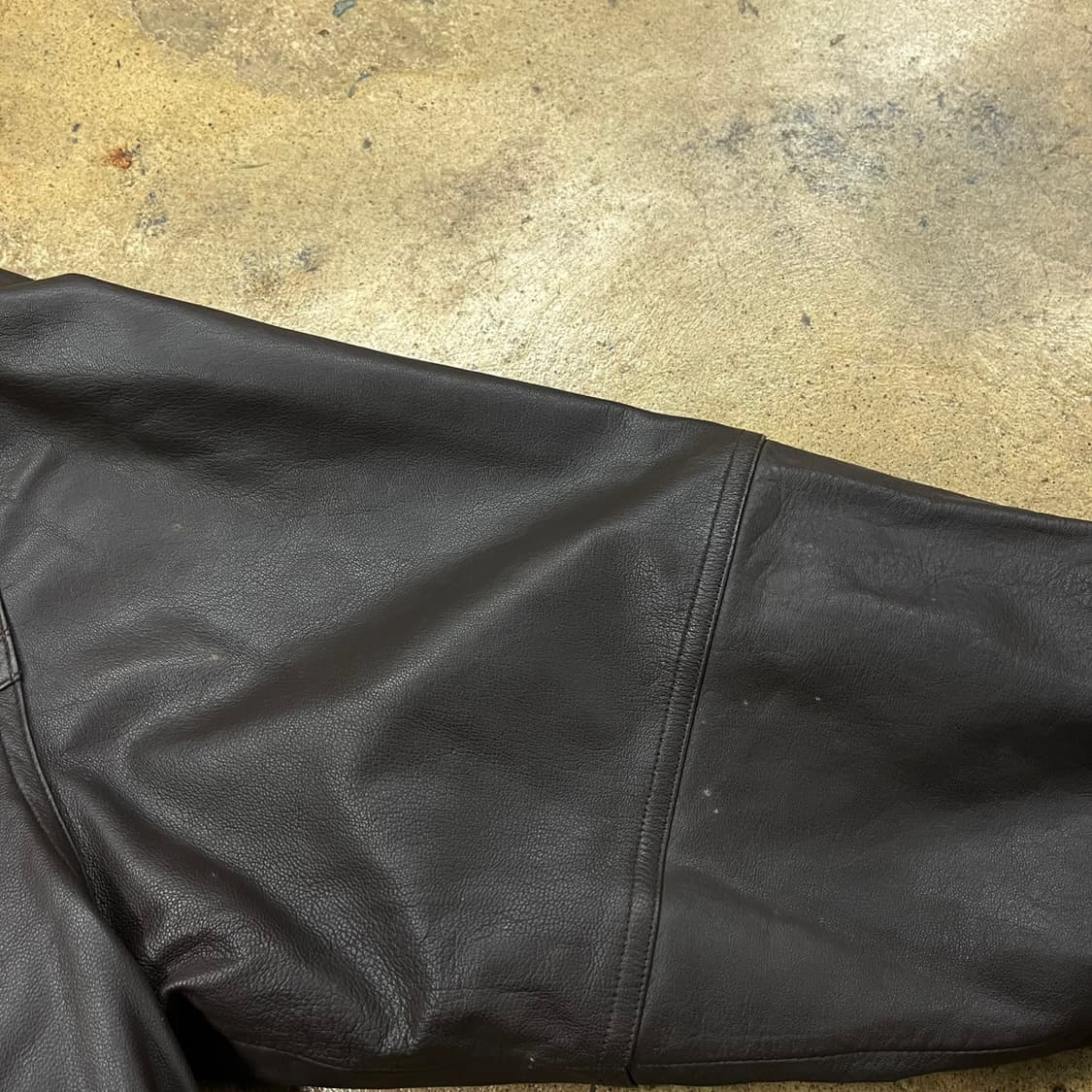 [ 정품/95 ] 파시타노 빈티지 양가죽 레더 자켓 b18 상품이미지8