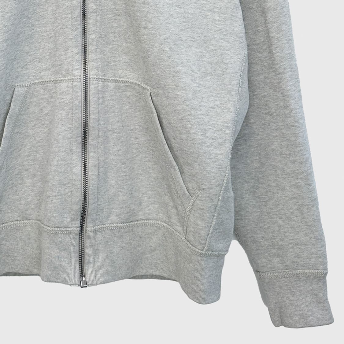 폴로 랄프로렌 기모 후드집업 자켓 점퍼 후디 그레이 공용 M 상품이미지3