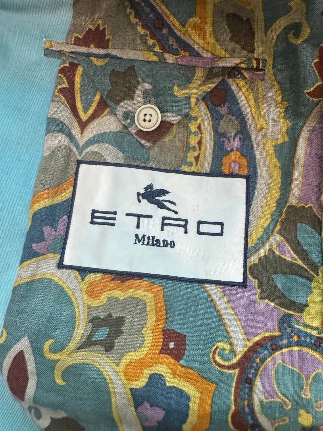 Etro 싱글 민트 블레이저 54 상품이미지7