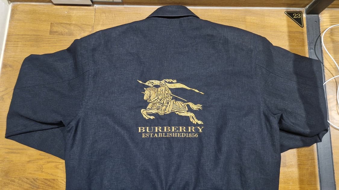 버버리 네이비 블루종 빈티지 자켓 상품이미지2