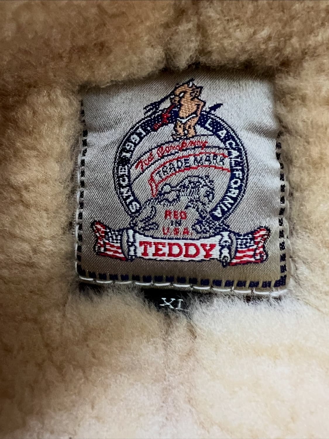 90s 테드컴퍼니 B-3 무스탕 가죽자켓 상품이미지4