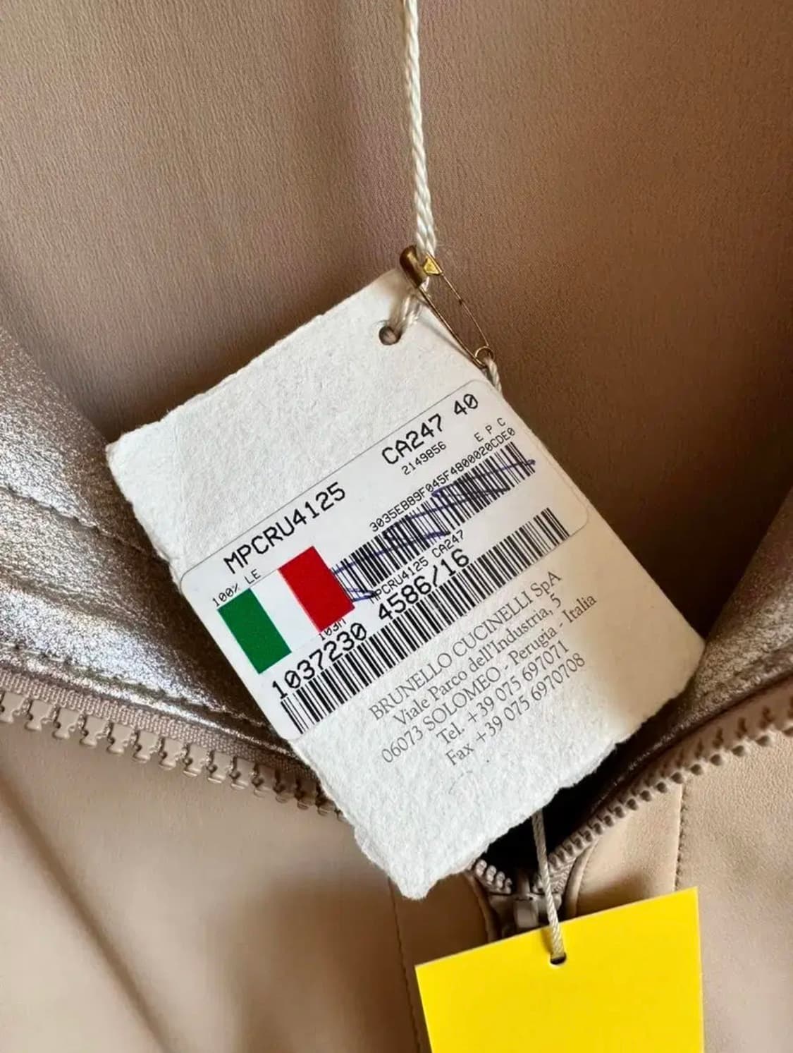 정품 브루넬로쿠치넬리 최고가 양가죽코트 정품40사이즈 상품이미지10