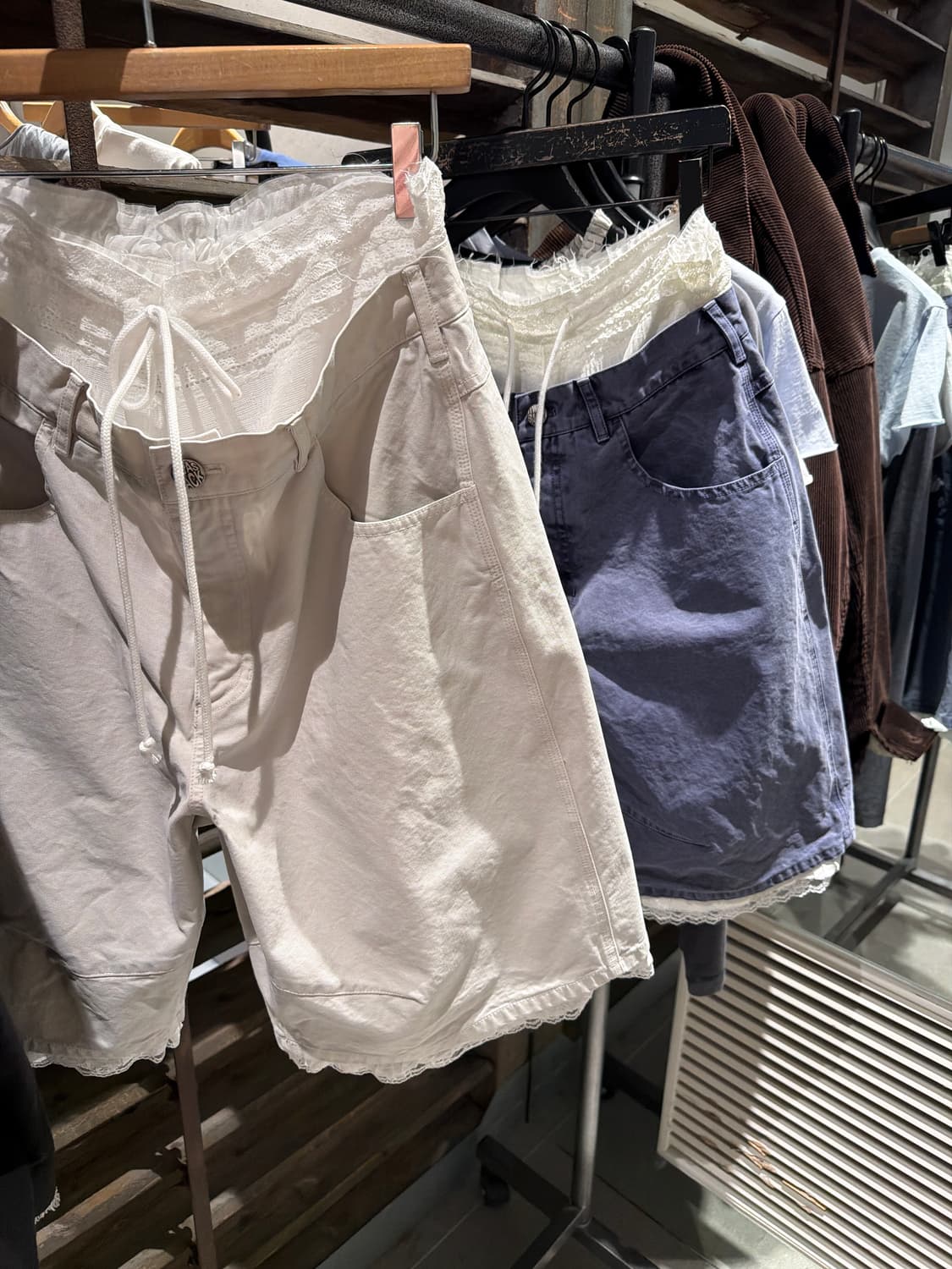 스탠드얼론 26SS 레이스 반바지 상품이미지8