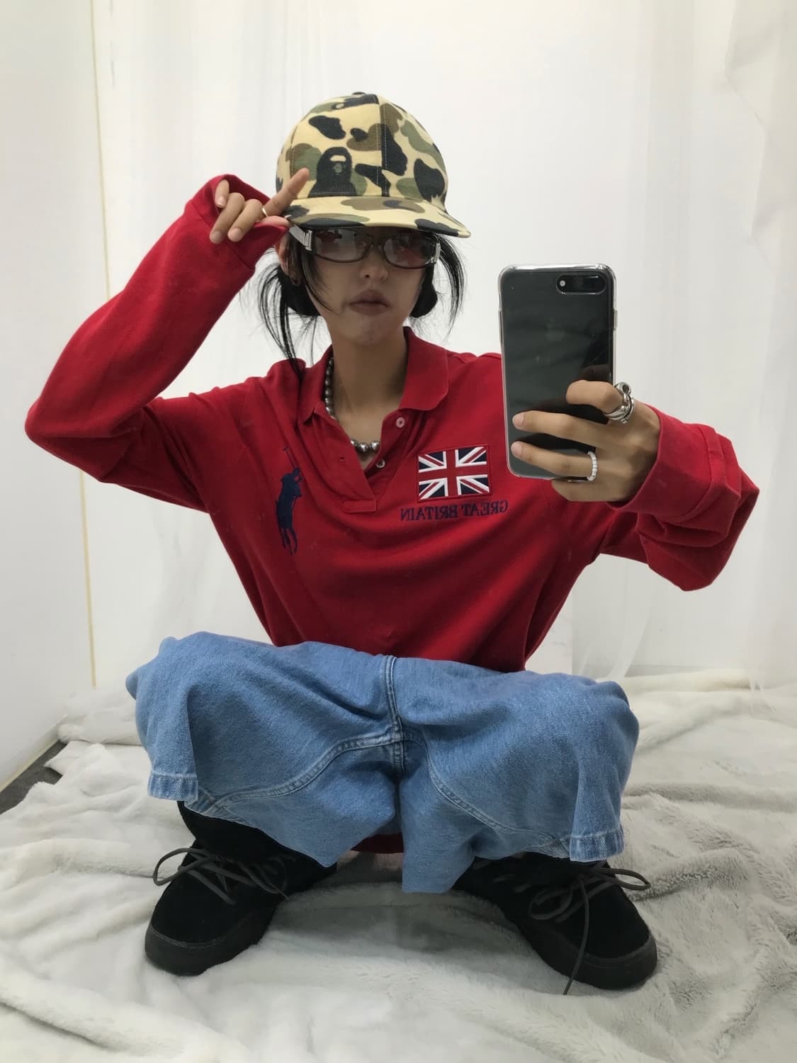 폴로 빅포니 유니언잭 패치 롱슬리브 ( 레어 ) 상품이미지6