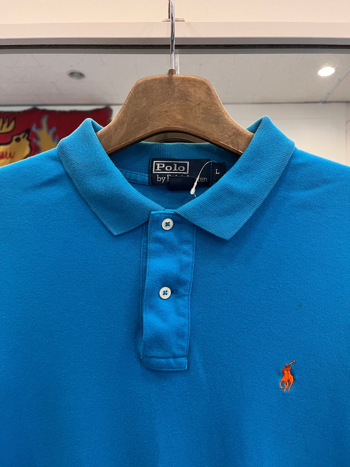 Polo RL 폴로 랄프로렌 카라티 pk 반팔 티셔츠 (blue) 상품이미지3