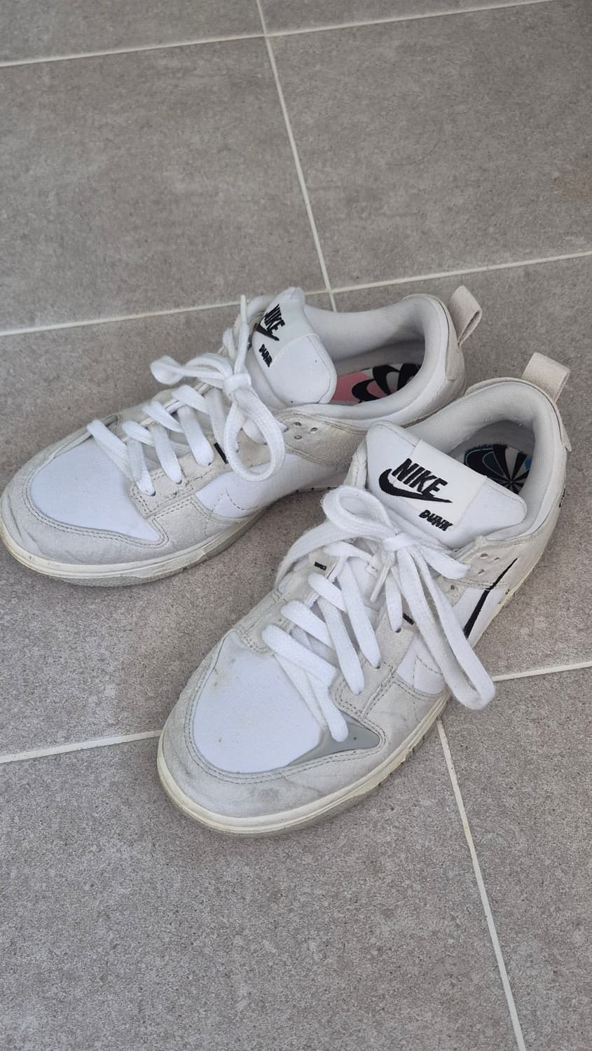 (W) 나이키 덩크 로우 디스럽트 2 화이트 라이트 본 상품이미지3