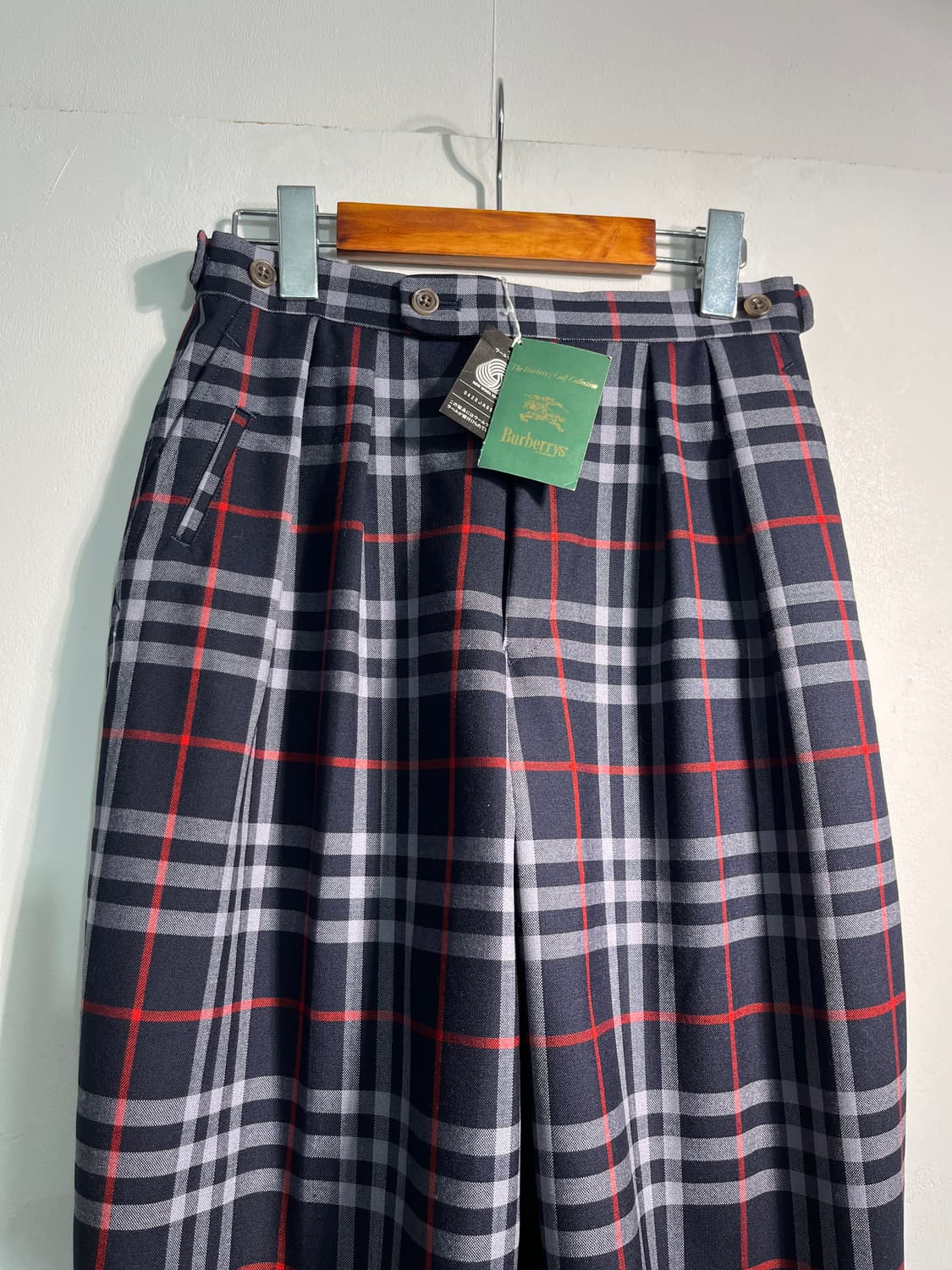 [L] (새상품) burberry 버버리 wool 100% 팬츠 상품이미지4