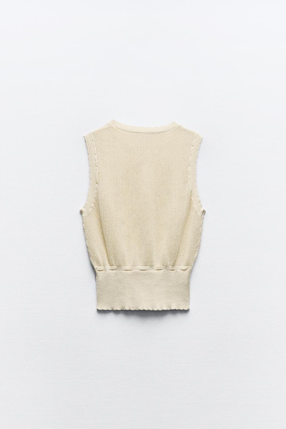 Zara lace knit sleeveless top (s) 상품이미지2