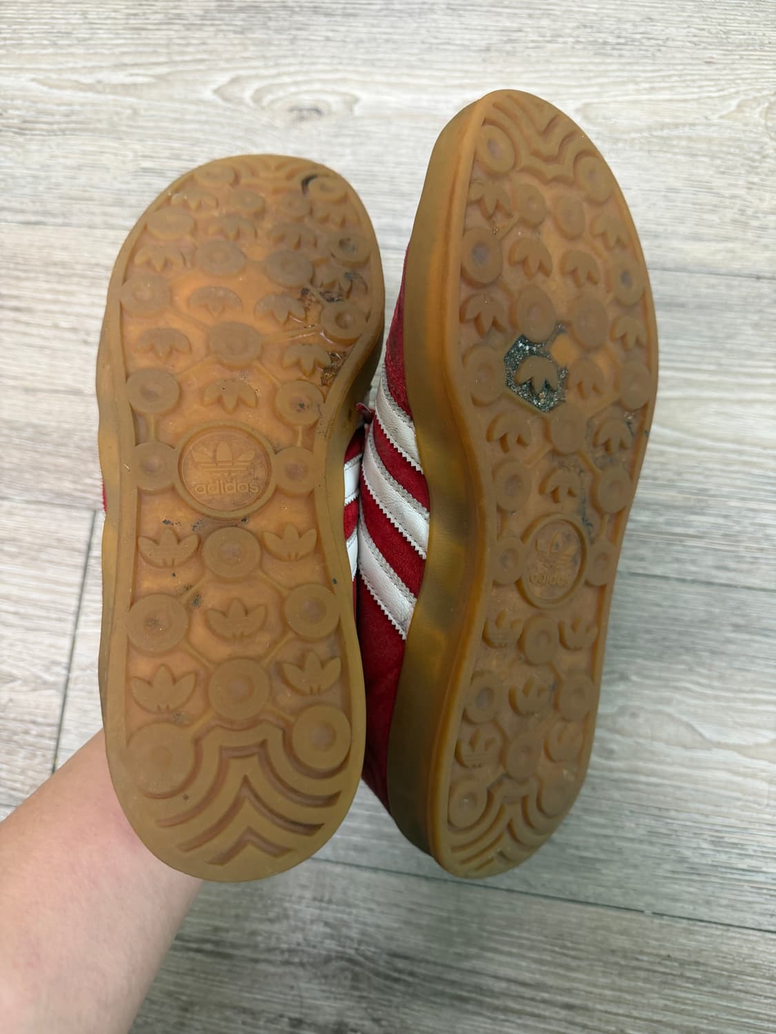 (급처)아디다스 가젤 인도어 스칼렛 275사이즈 상품이미지3