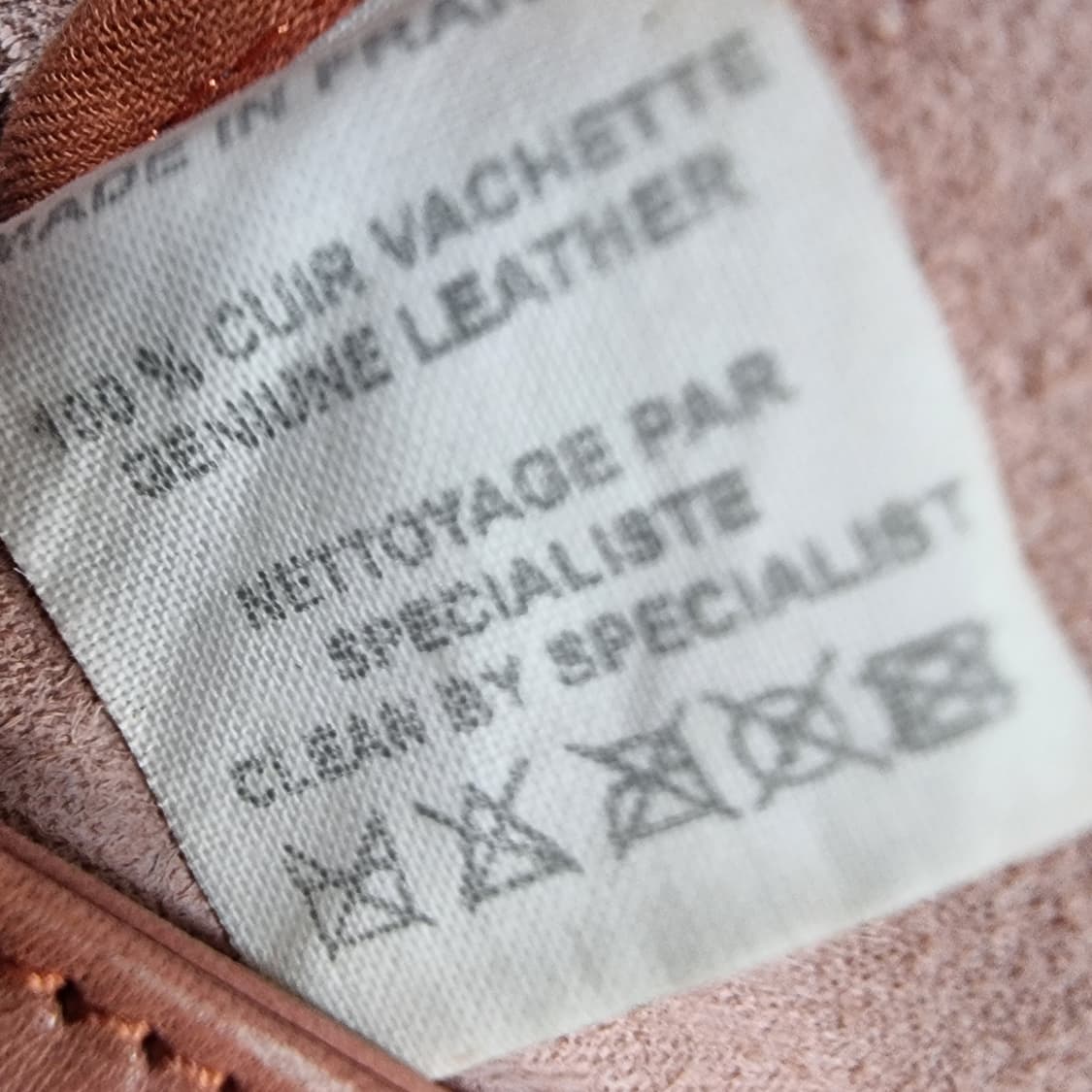 바네사브루노 스팽글 소가죽 토트백 (캔버스원단 아님)  상품이미지6