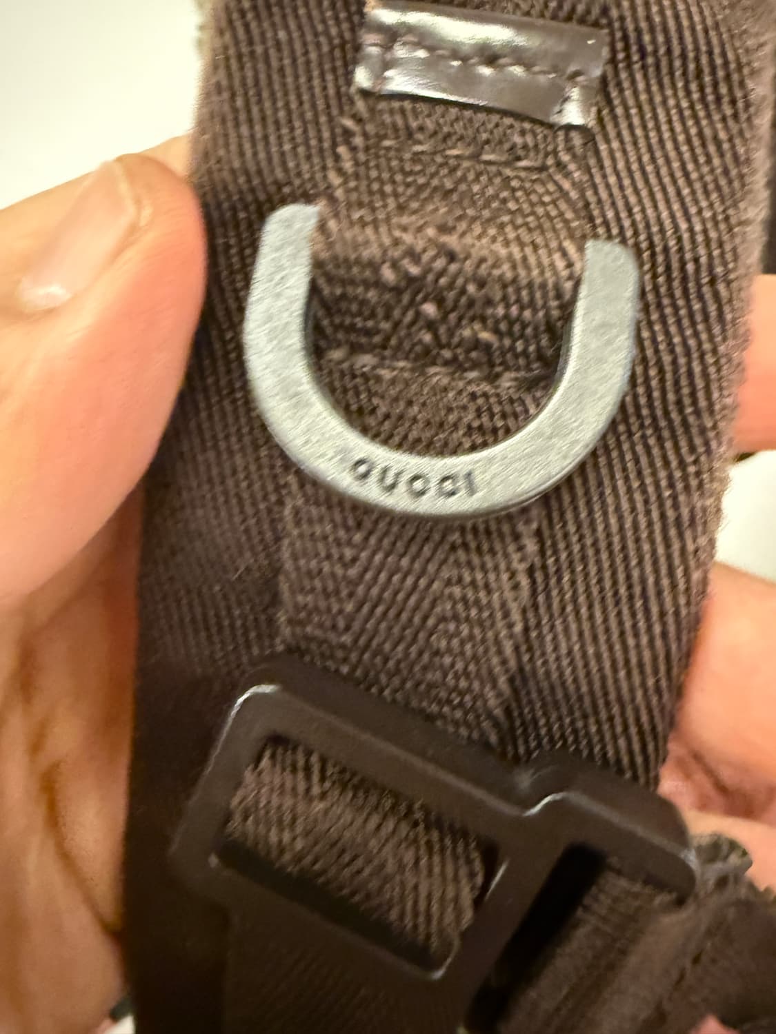 구찌 정품 GG 인터로킹 수프림 캔버스 백팩 상품이미지3