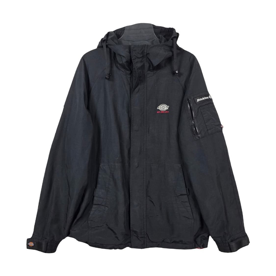 디키즈 올드스쿨 블랙 후드 바람막이 자켓 상품이미지1