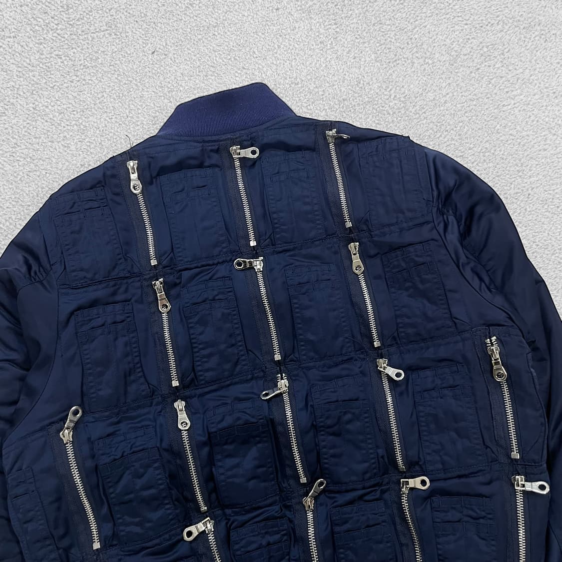 N.Y.Projects 멀티 포켓 ma-1 봄버 자켓 네이비 상품이미지3