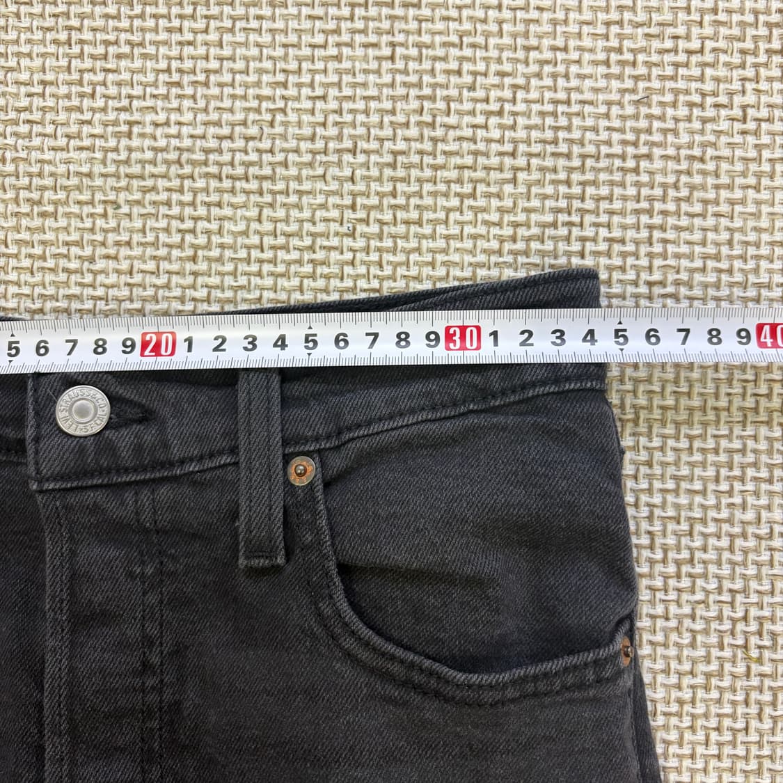 W27L27 리바이스 흑청 데님 0604D2 상품이미지6