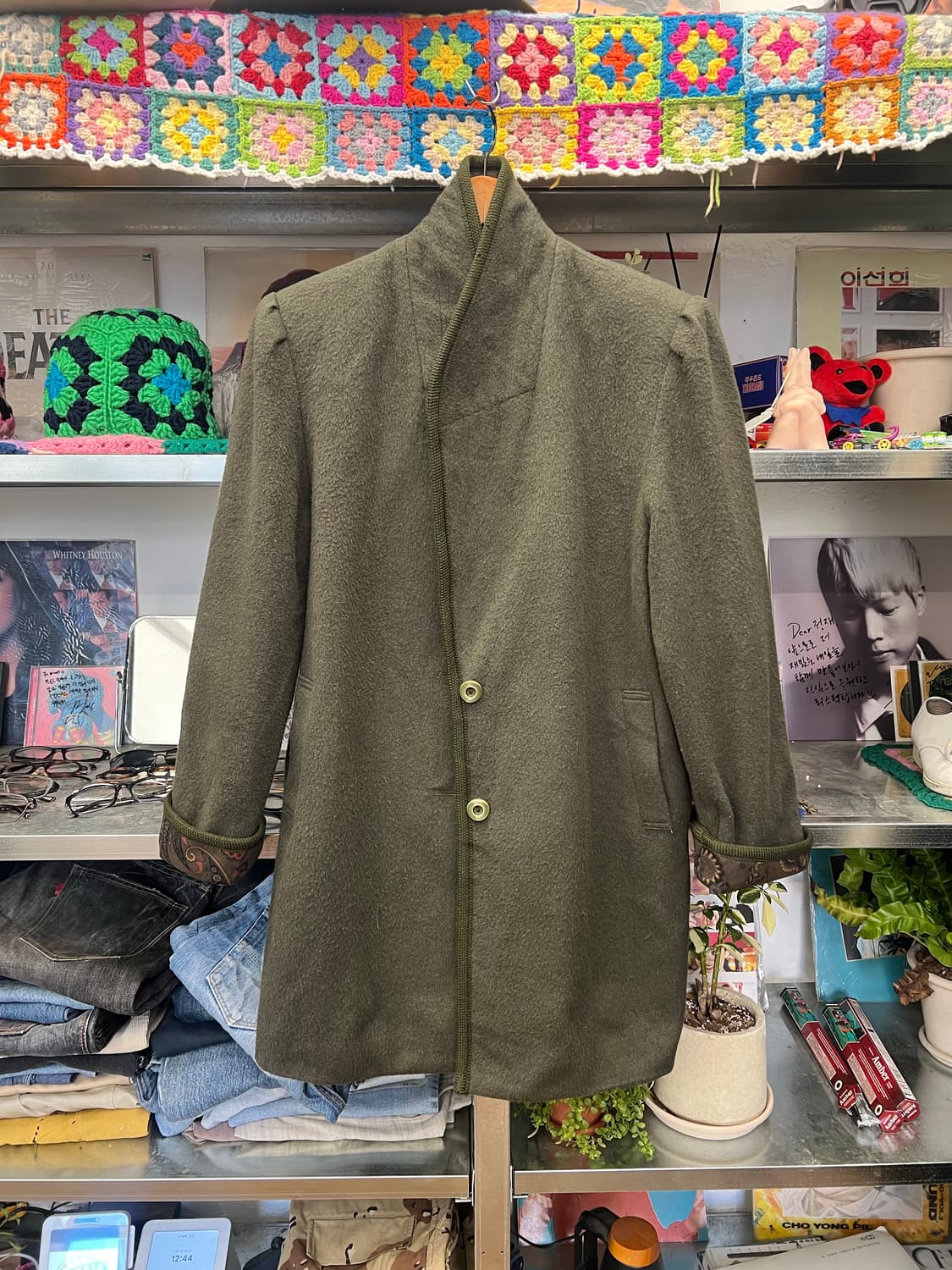 PAJARO 90s Japanese Wool High-Neck Asym  상품이미지1