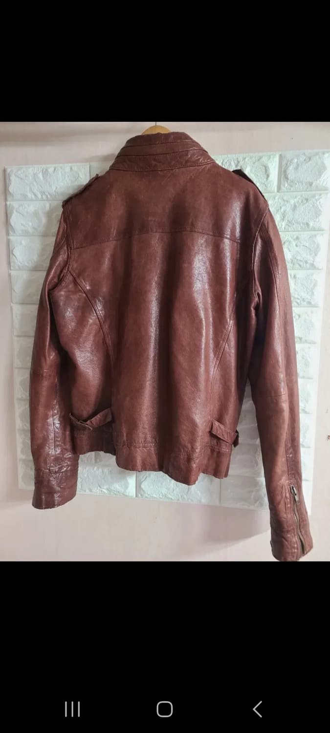 [수]딘 남자 양가죽 자켓 M 상품이미지4