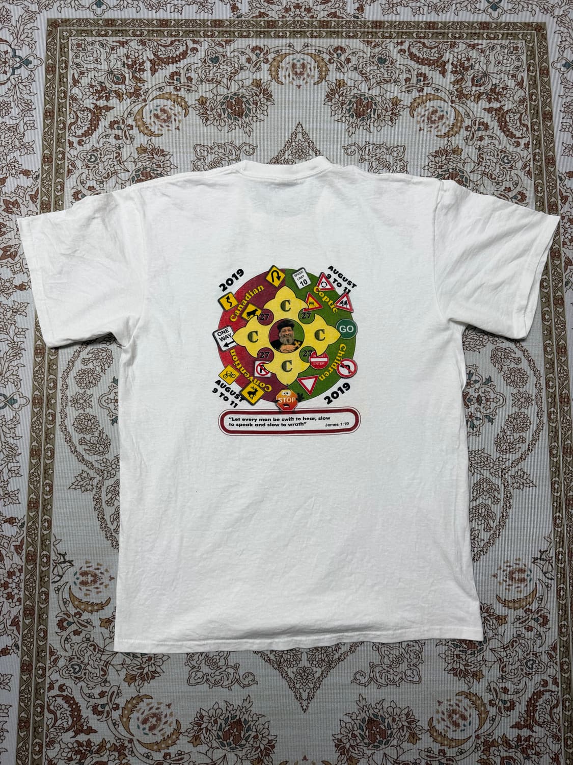 USA반팔티 콥트교 컨벤션 기념티 LG 100~105 상품이미지3